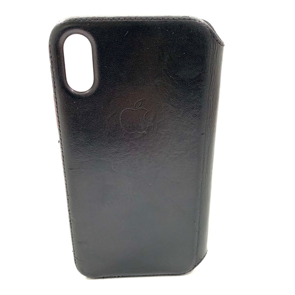 Genuine apple brand leather wallet phone case